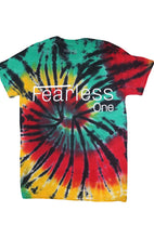 Load image into Gallery viewer, FEARLESS ONE LOGO REGGAE TIE-DYE T-SHIRTS
